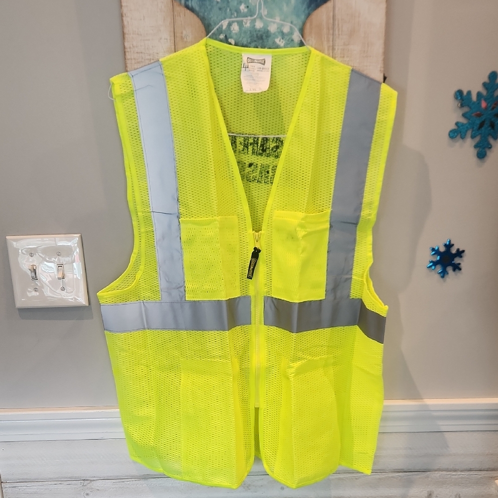 NWOT Occunomix Safety Ambassador Sz L/XL High-Visibility Safety Vest